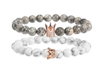 Load image into Gallery viewer, Micro Inlaid Zircon Crown Bracelet
