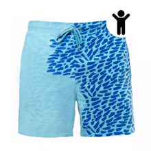 Load image into Gallery viewer, Mens Color Change Quick Dry Swim Trunks
