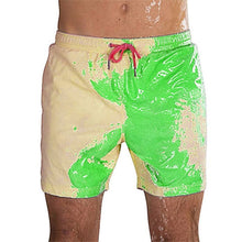 Load image into Gallery viewer, Mens Color Change Quick Dry Swim Trunks
