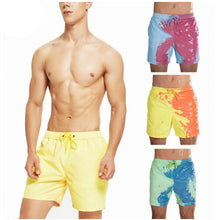 Load image into Gallery viewer, Mens Color Change Quick Dry Swim Trunks
