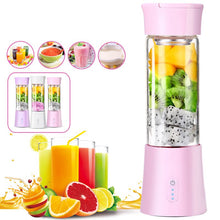 Load image into Gallery viewer, Portable Electric USB Rechargeable Mixer Mini Juice Maker Blenders
