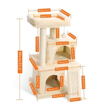 Load image into Gallery viewer, Pet Cat Tree Toy Condo Cat Climbing Tower
