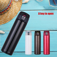 Load image into Gallery viewer, Portable Thermos Mug Coffee Cup With Lid Thermocup Seal Stainless Steel
