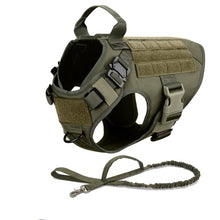 Load image into Gallery viewer, Tactical Dogs Harness And Leash Metal Buckle Set Vest
