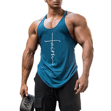 Load image into Gallery viewer, Oversize Fitness Bodybuilding Tank Top Printed Mens Gym Tops
