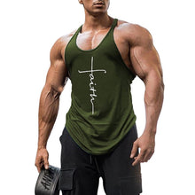 Load image into Gallery viewer, Oversize Fitness Bodybuilding Tank Top Printed Mens Gym Tops
